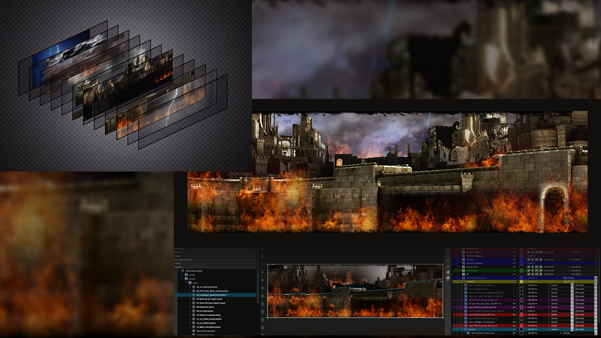 Real-time 2D/3D compositing Engine